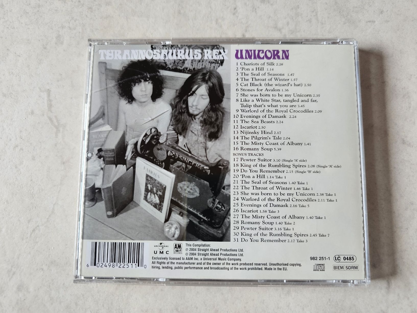 CD: Tyrannosaurus Rex  -  Unicorn – Usato da Schneisingen venduto da backstore24 1