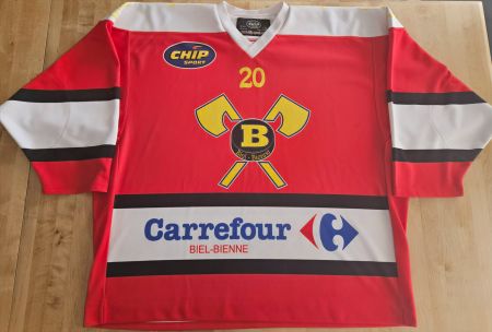 EHC Biel Trikot #20 Grösse XXL matchworn Chip Sport Bienne