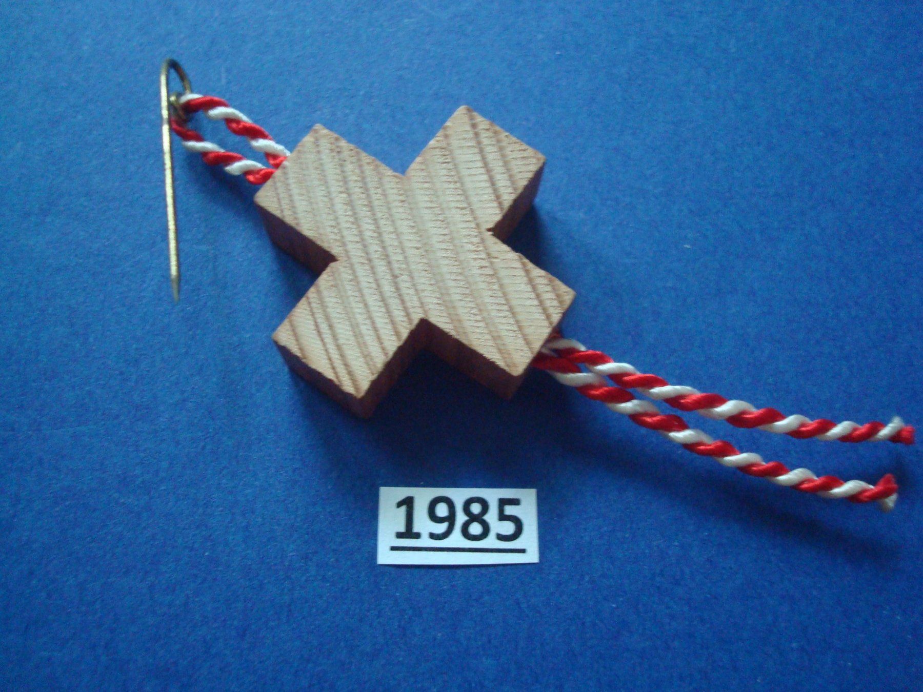 Plaketten & Abzeichen: Abzeichen 1. August 1985 – Gebraucht aus Riehen von Baerewaegli