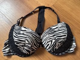 S.Oliver Bügel BH Zebra Optik, Grösse 75C