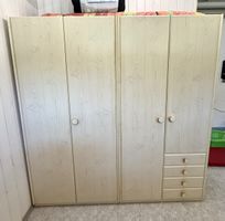 Massivholz Kleiderschrank (2-teilig)