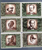 Germany notgeld 6 stück UNC