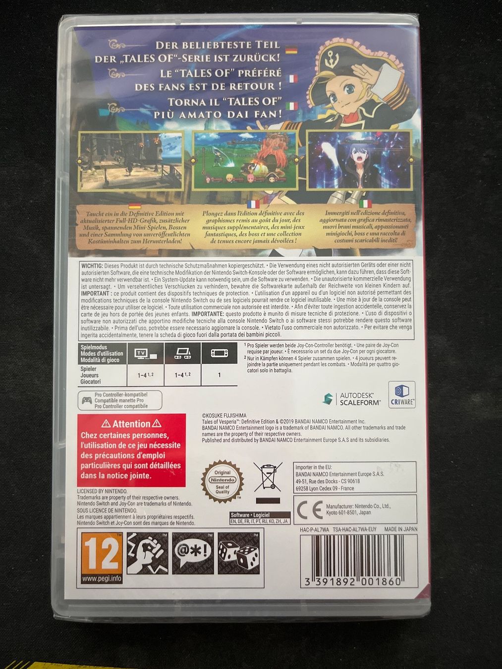 Giochi: Tales of Vesperia Switch NEU – Nuovo e nell'imballaggio originale da Thalwil venduto da Malganas 1