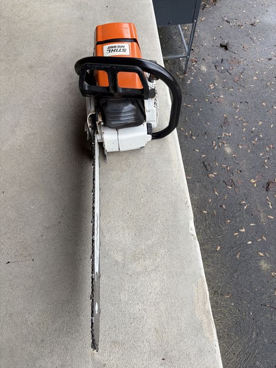 Kettensäge Stihl MS 650 mit zusätzlichem Schwert 63 cm (Gebraucht) in ...