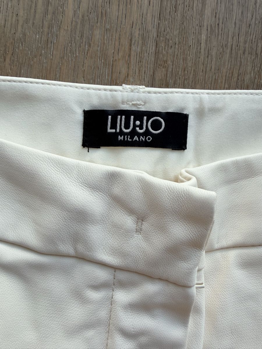 Liu Jo Hosen: Pantalon Liu.Jo blanc taille 38 simili cuir – Neu (gemäss Beschreibung) aus Champlan von Ger77 1