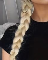 Coda Treccia Biondo Chiaro, Extension Capelli Lunghi