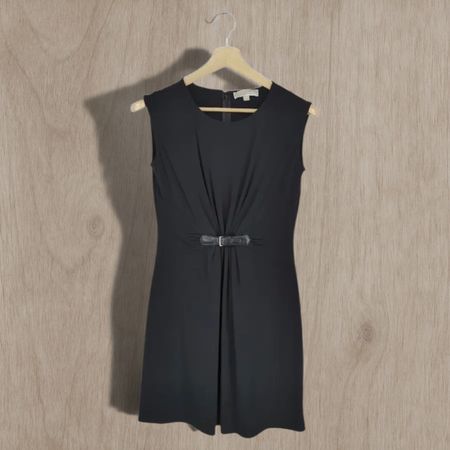 Michael Kors Kleid, schwarz, Gürtel-Detail, Gr. S, wie neu