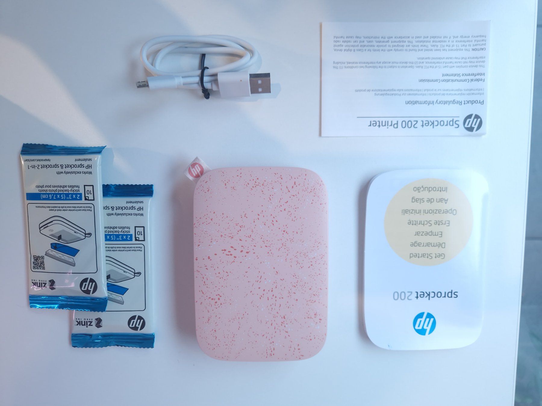 Hewlett Packard Stampanti: HP Sprocket 200 Printer Roségold neuwertig – Usato da Pambio-Noranco venduto da kli_mcc8 2