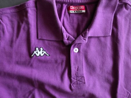 KAPPA Polo Shirt violett Grösse L