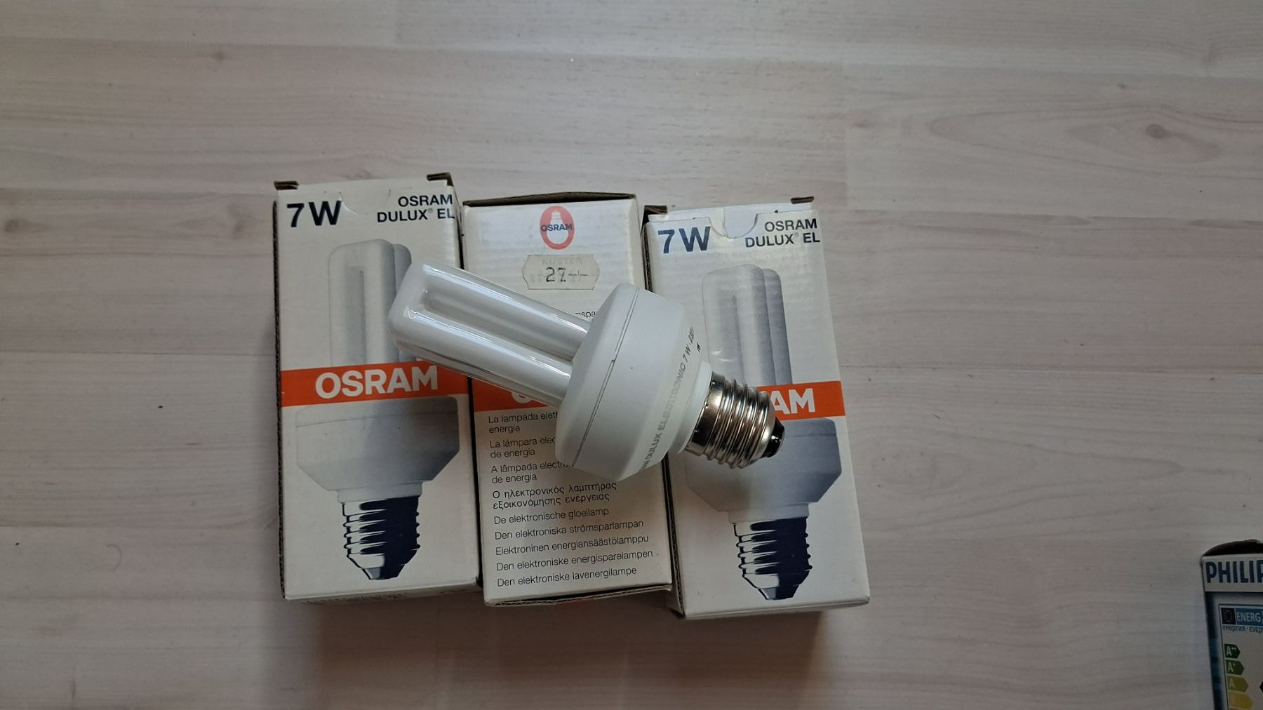 Osram Lampen: 3 X SPARLAMPE 7 WATT    E 27 – Neu und originalverpackt aus langnau von Santos1411