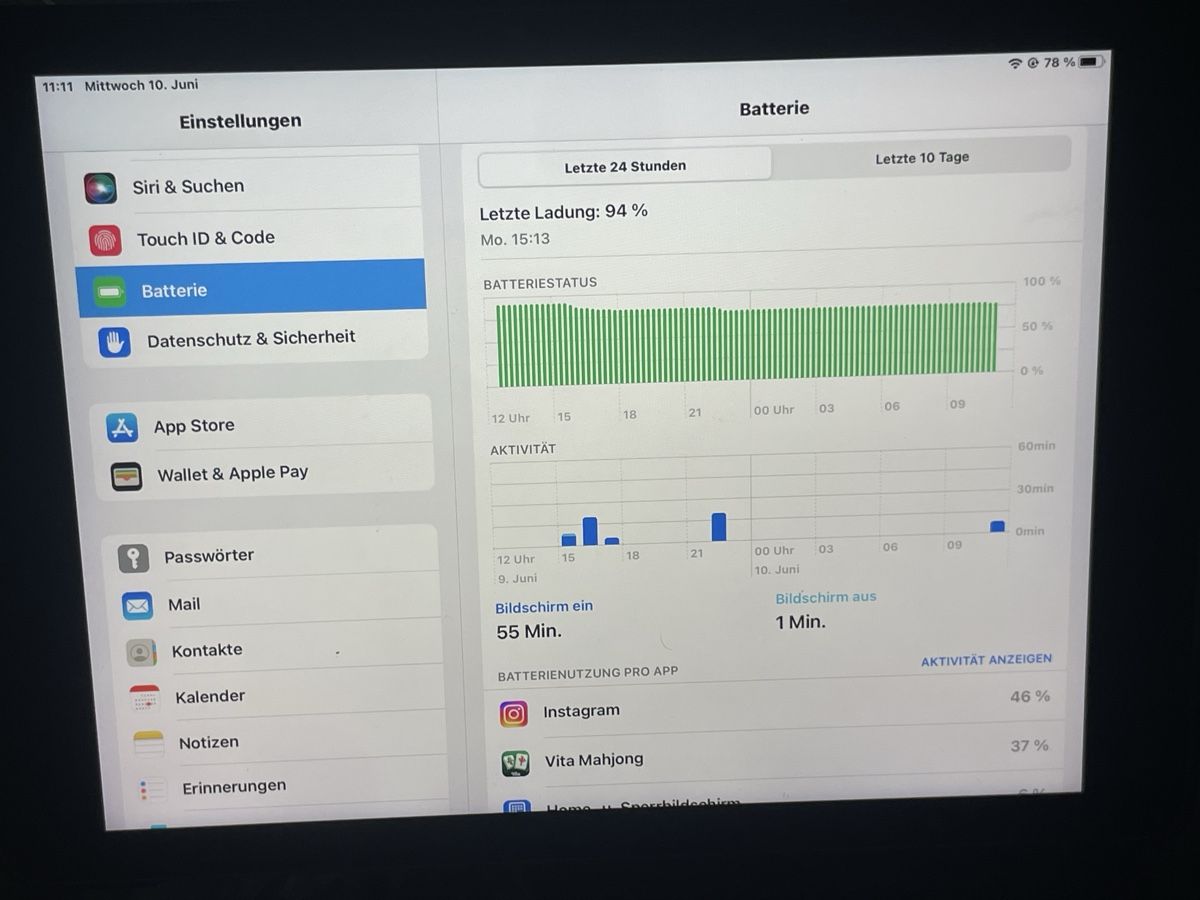 Apple Tablet PC: Apple iPad 5 wie neu, – Usato da Luzern venduto da M.Ai 5