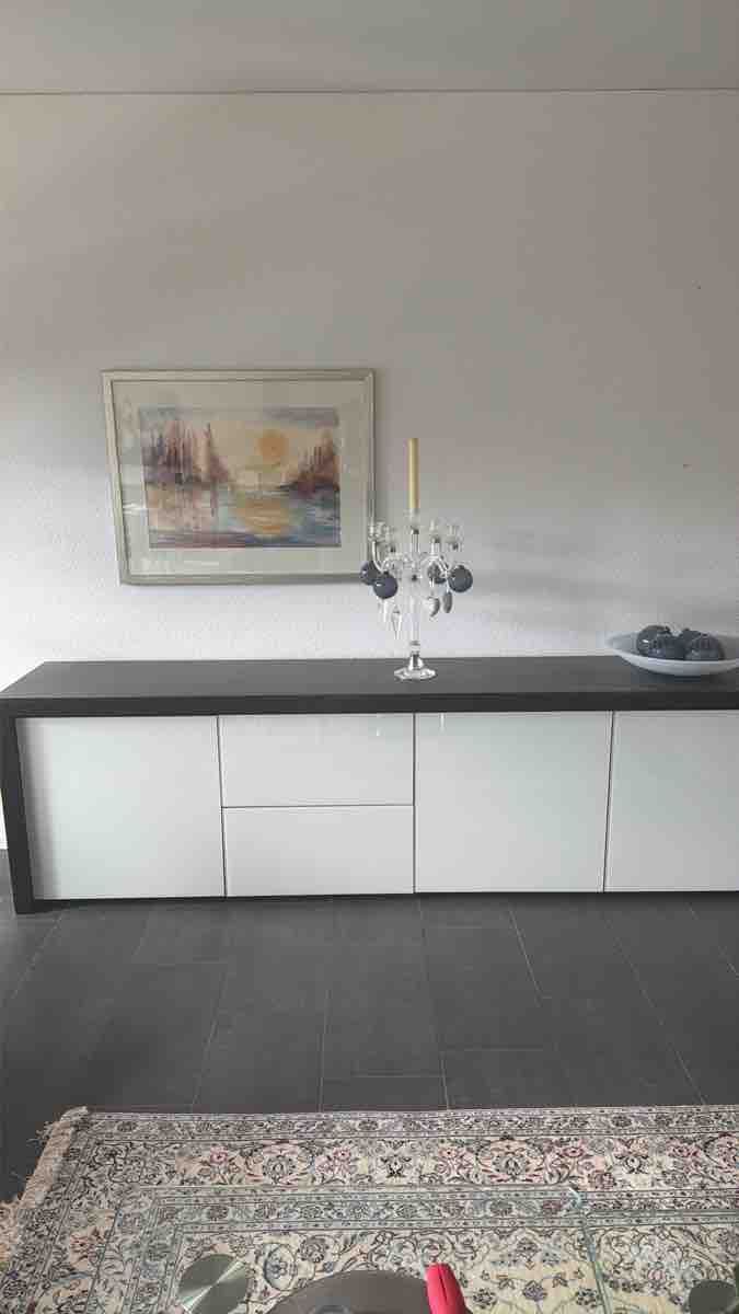 Kommoden: Modernes Sideboard mit Fronten in Weiss, gebraucht – Gebraucht aus Schaan von Cappo1212 1