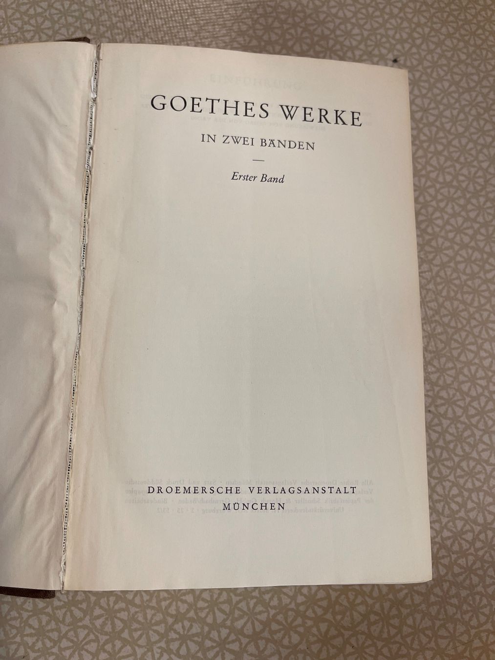 Bücher: 2 Bücher - Goethe Werke – Gebraucht aus Urnäsch von pas_5r9c 2