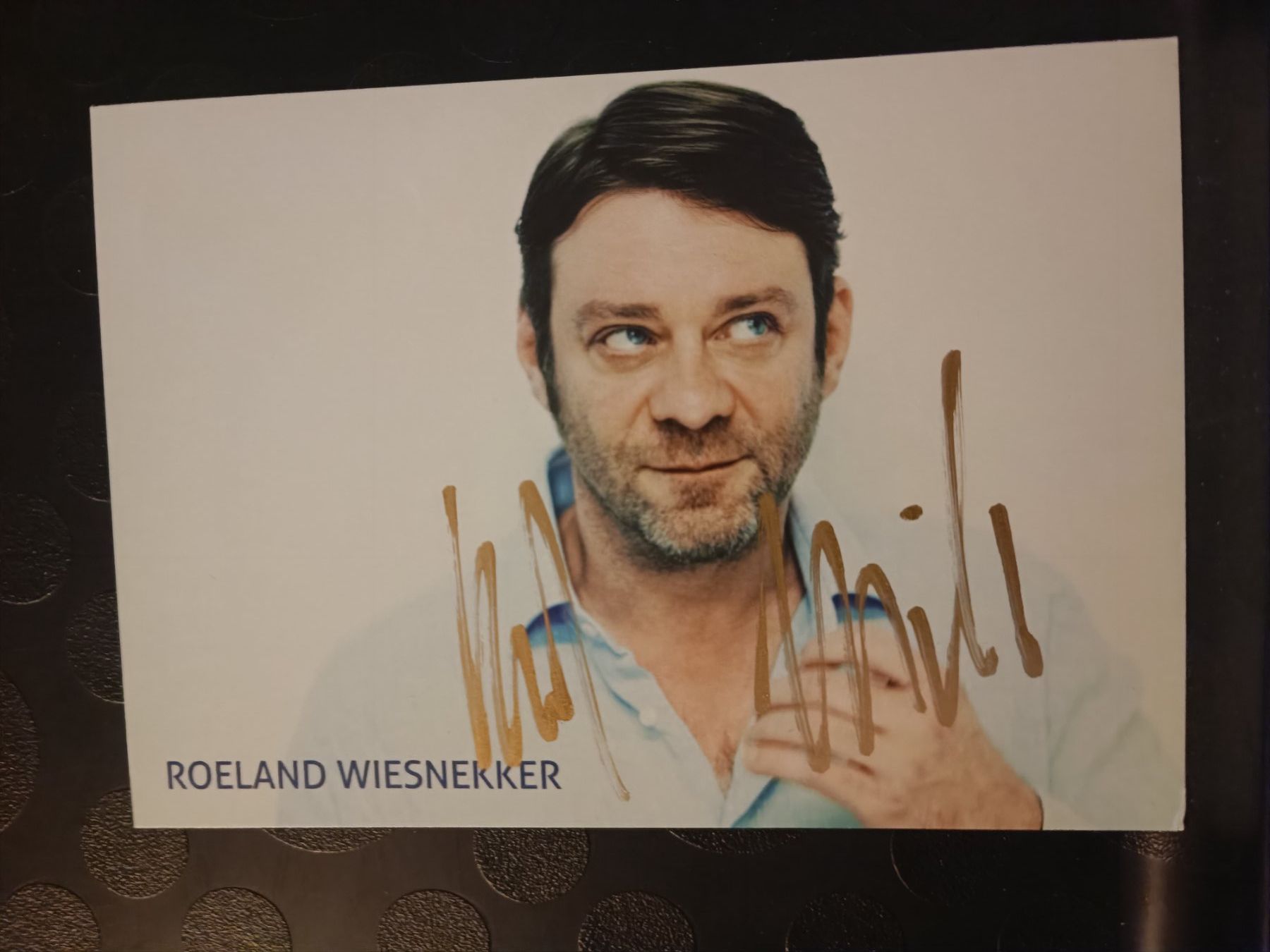 Autografi: Roland Wiesnekker - handsigniet – Usato da Menziken venduto da Artographs