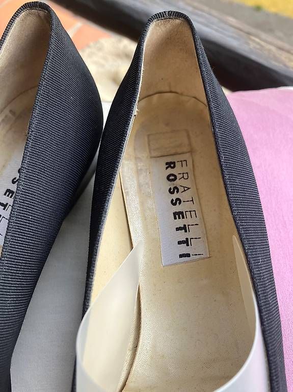Fratelli Rossetti Scarpe da donna: Scarpe da sera in seta Fratelli Rossetti – Usato da Castelrotto venduto da cloe28 1