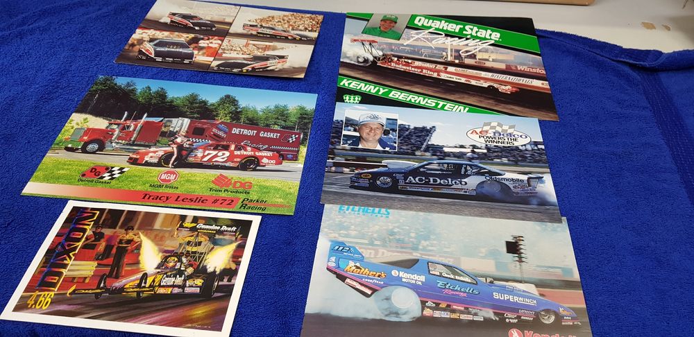 Vintage Drag Racing Karten, 6 Stk., Rarität für Sammler (Neu (gemäss ...