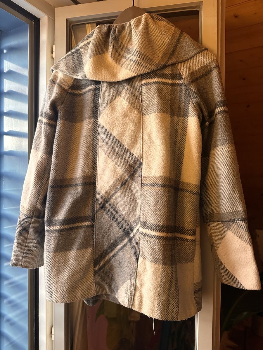 Zara Mäntel: Wintermantel Kariert Grau Zara – Gebraucht aus Zürich von BettinaMarie2308 3