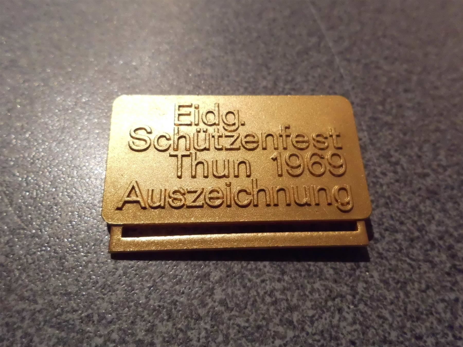 Médailles: Medaille Brosche Eidg. Schützenfest Thun – D'occasion à Zürich par abraxas1291
