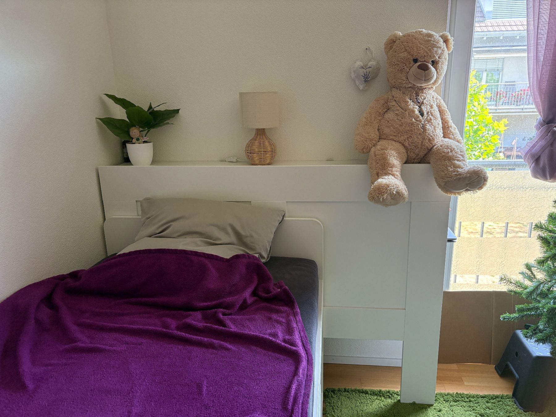 Ikea Betten: BRIMNES Kopfteil mit Ablage weiss 160 cm – Gebraucht aus Oberstammheim von mohn1 2