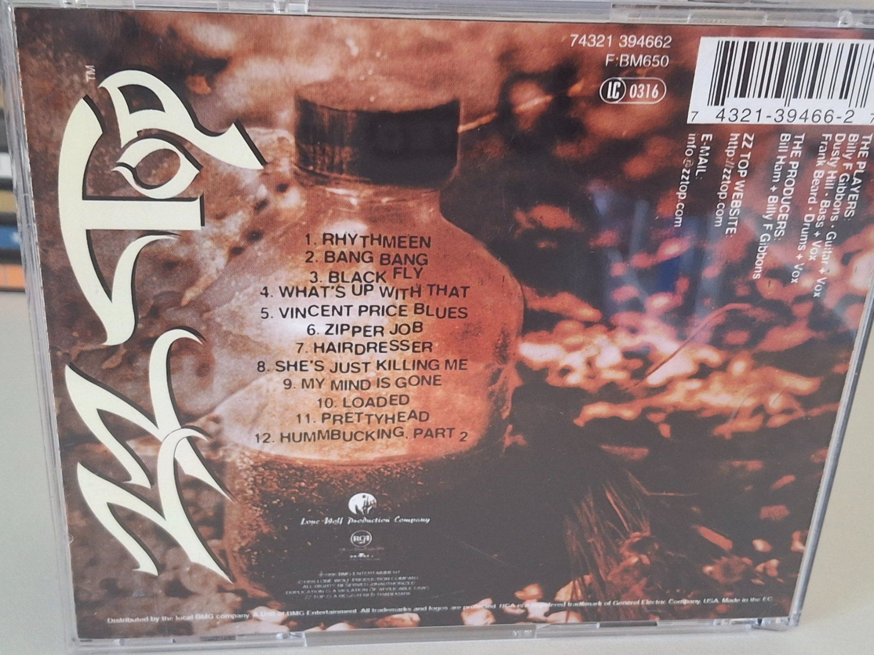 CDs: CD ZZ Top - Rhythmeen – Gebraucht aus Aarberg von Jackup1 1