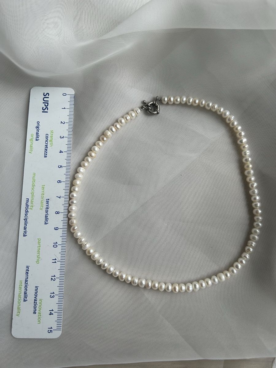 Colliers: Collier de perles d’eau douce vintage- Echte Perlenkette – D'occasion à Basel par Loooooye 1