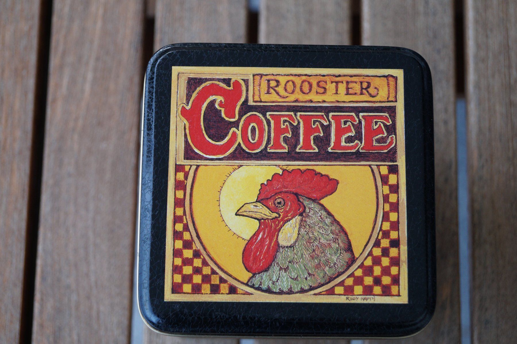 Altro in Decorazioni & Accessori: Blechdose Vorratsdose vintage mit Hahn, Rooster Coffee – Nuovo (secondo la descrizione) da Meggen venduto da Isabelmeg 2