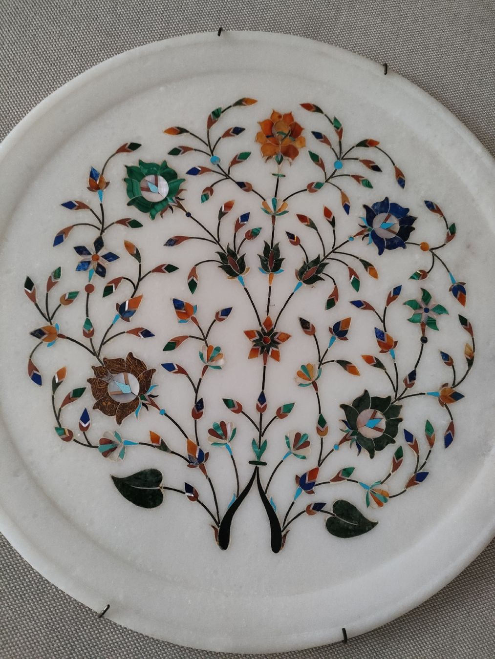 Vasi & Recipienti: Vase und Teller mit Edelsteinen, Indien – Nuovo (secondo la descrizione) da Bern venduto da Lidia.5 1