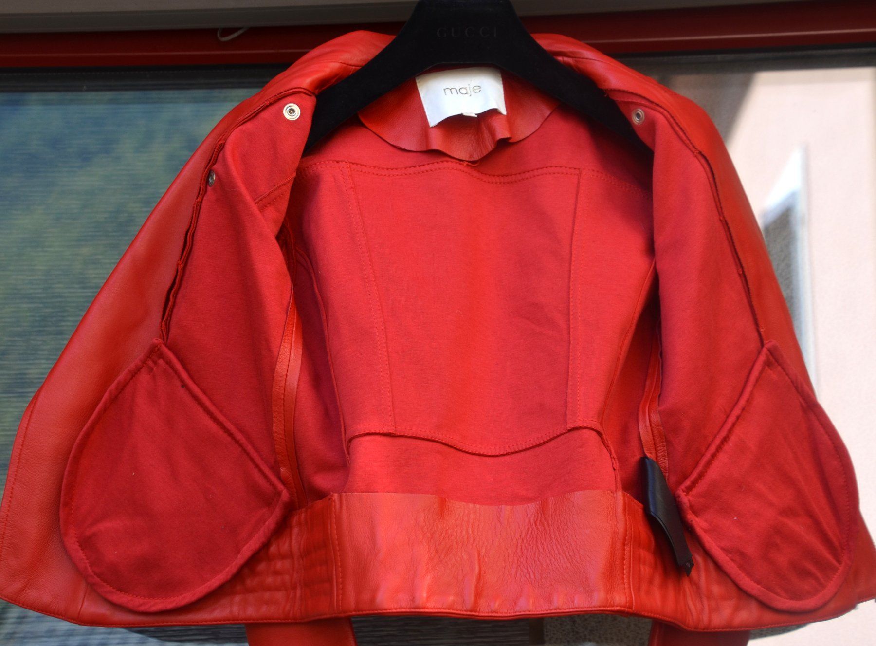 Maje Giacche: MAJE Lederjacke / veste en cuir .36 – Usato da Collonges venduto da Auganien 4