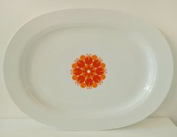 Thomas Rosenthal Pinwheel Orange Servierplatte Midcentury M