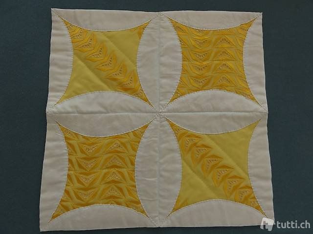 Tessuti: Patchwork - Quilt gelb/beige – Nuovo (secondo la descrizione) da Abtwil SG venduto da Yazu02
