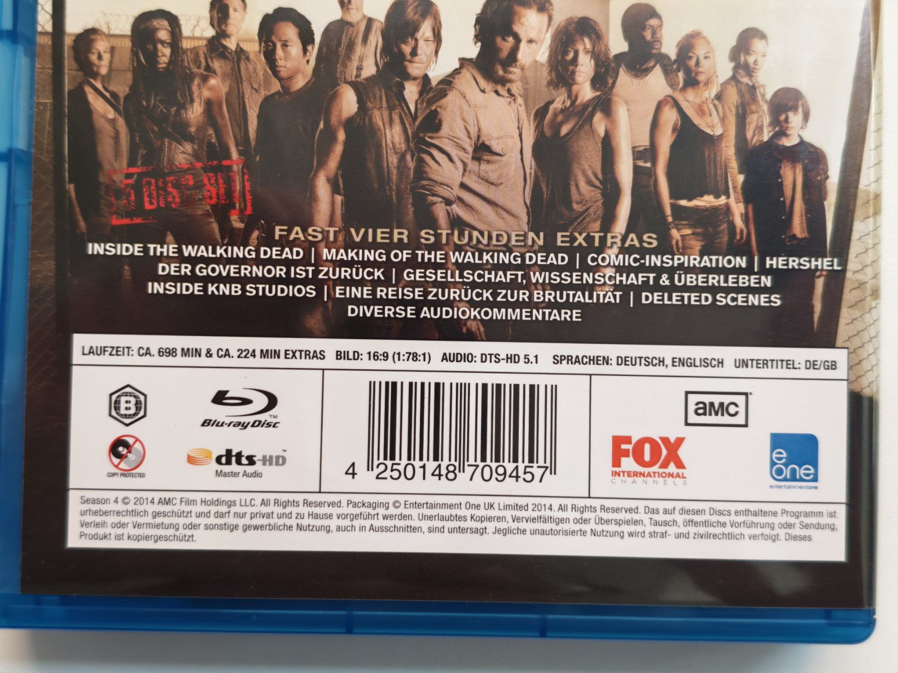 Tutti i DVDs: The Walking Dead Staffel 4 - UNCUT & EXTENDED – Usato da Liestal venduto da Kratzilla 5