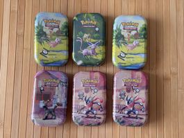 6x Pokémon 30 Jahre Mini Tins sealed (DE)
