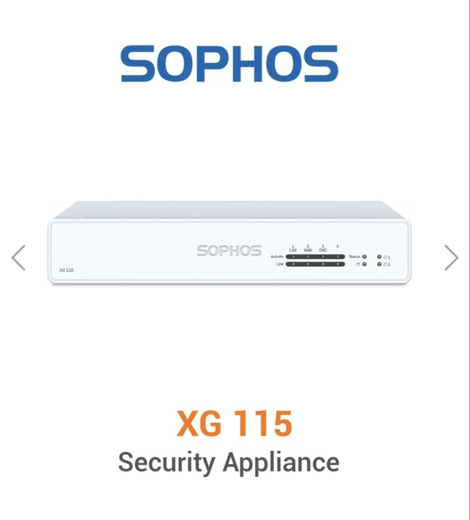 Sophos Firewall: SOPHOS XG115 Firewall – Gebraucht aus Wohlen AG von VerkaufAargau