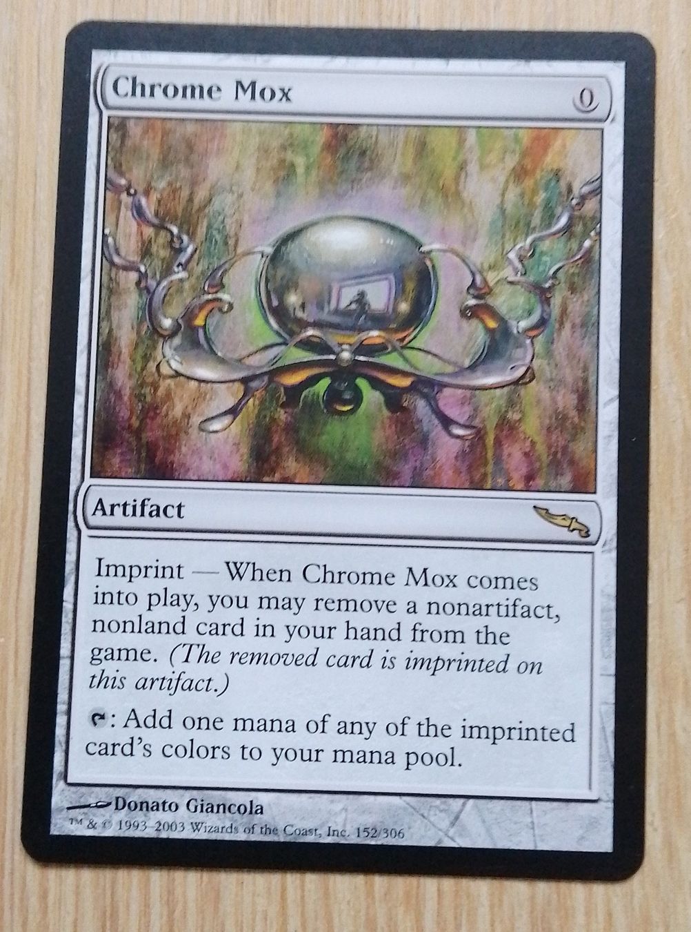 Magic The Gathering Sammelbilder & Trading cards: Magic the Gathering Karte Chrome Mox – Gebraucht aus Wohlen AG von