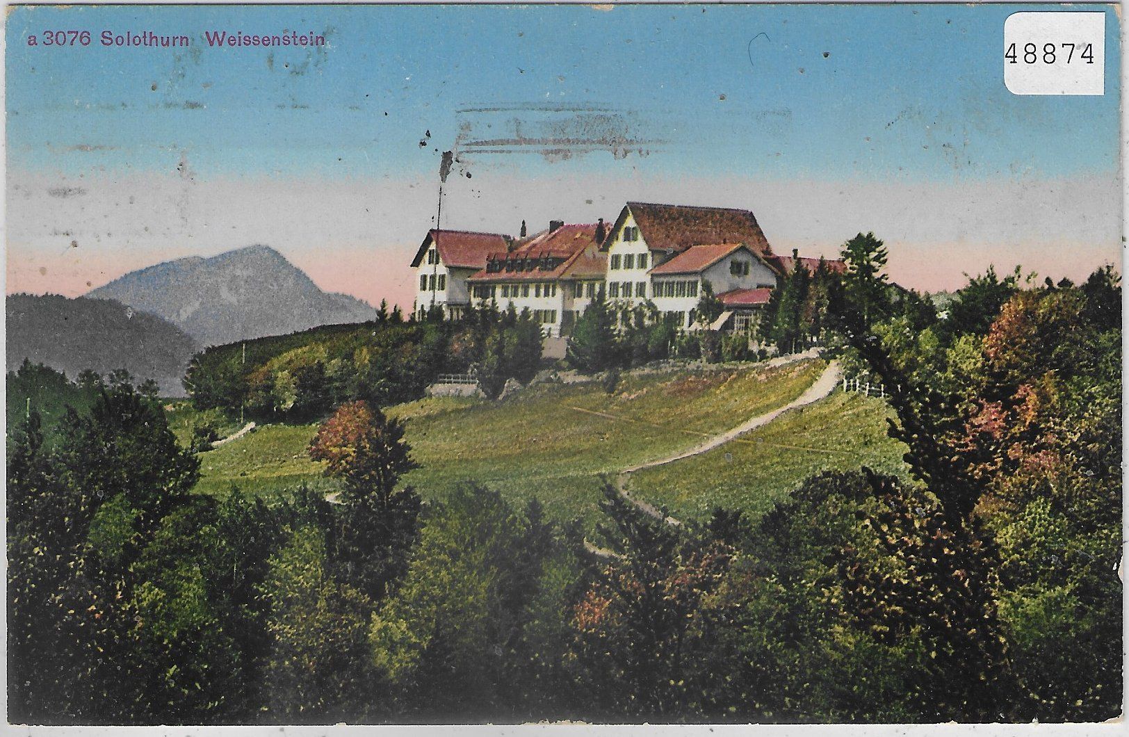 Ansichtskarten: Solothurn - Weissenstein - Litho – Gebraucht aus Ettingen von Kartenplanet