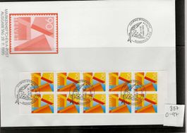enveloppe FDC 887 carnet 0-97