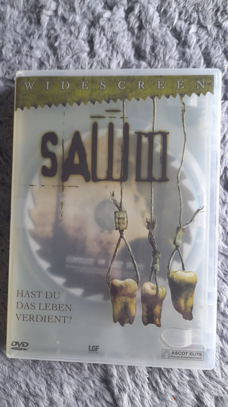 Tutti i DVDs: SAW III    DVD – Usato da Wetzikon ZH venduto da Ramones01