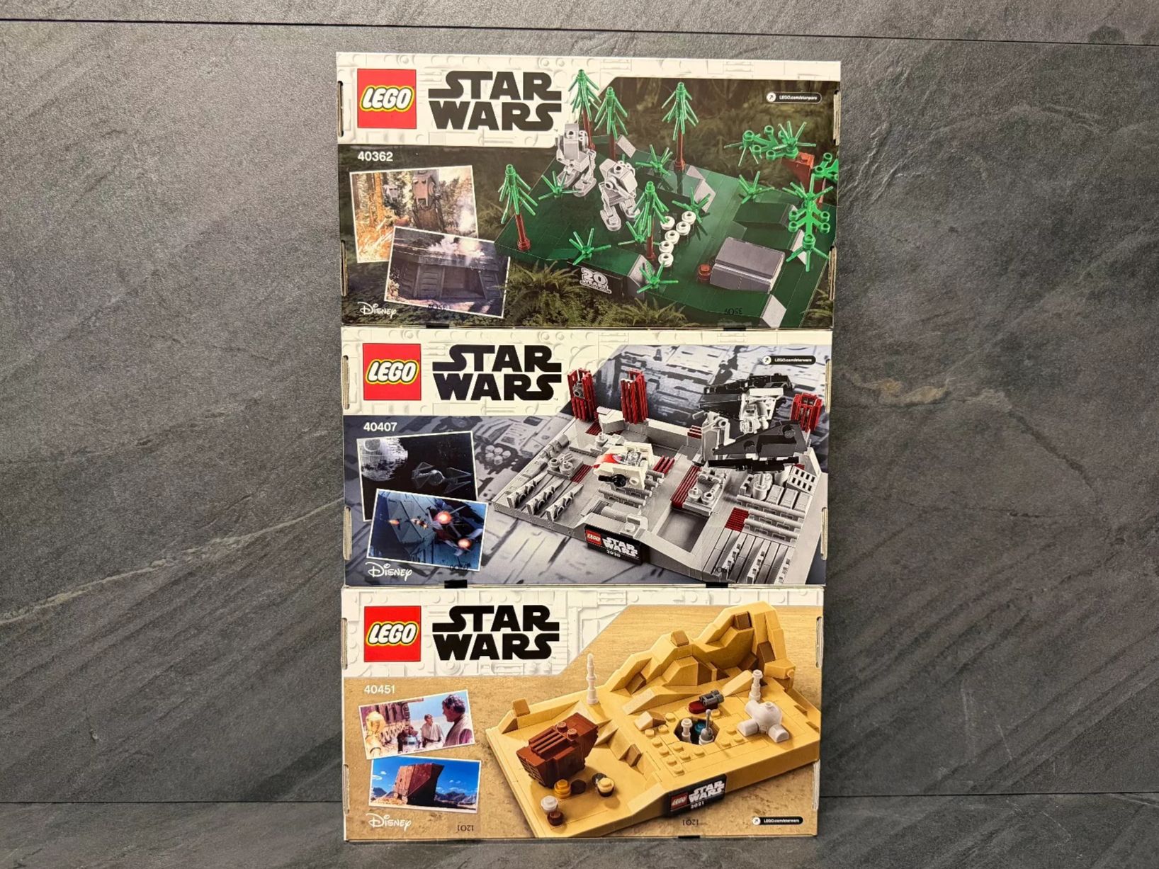 Lego Kit di costruzioni: LEGO Star Wars Bundle 40362 40407 40451 Dioramen SEALED – Nuovo e nell'imballaggio originale da Villmergen venduto da Zydi 1