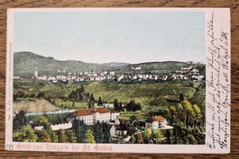 Gruss aus Bruggen 1900, n. St. Gallen z. Frl. Emilie Lüscher