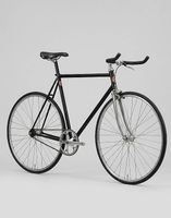 Klassisches Citybike (Schwarz/Silber)