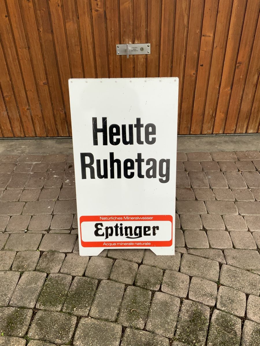Insegne: Ruhetag Eptinger – Usato da Magden venduto da rom_5zrl