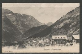 Carte P de 1905 ( Champéry / Vue générale )