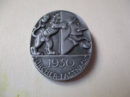 Zürcher Fastnacht Fasnacht Zürich Plakette 1950