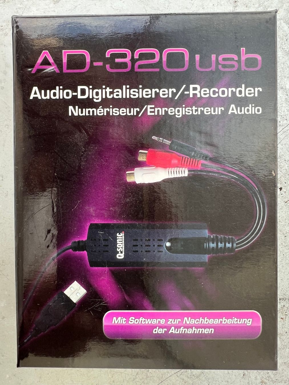 Aufnahmegeräte: Q-sonic Audio-Digitalisierer / - Recorder – Gebraucht aus Bazenheid von rue_6hcy