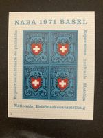 Schweiz 1971 Block NABA Basel nr.3 postfrisch