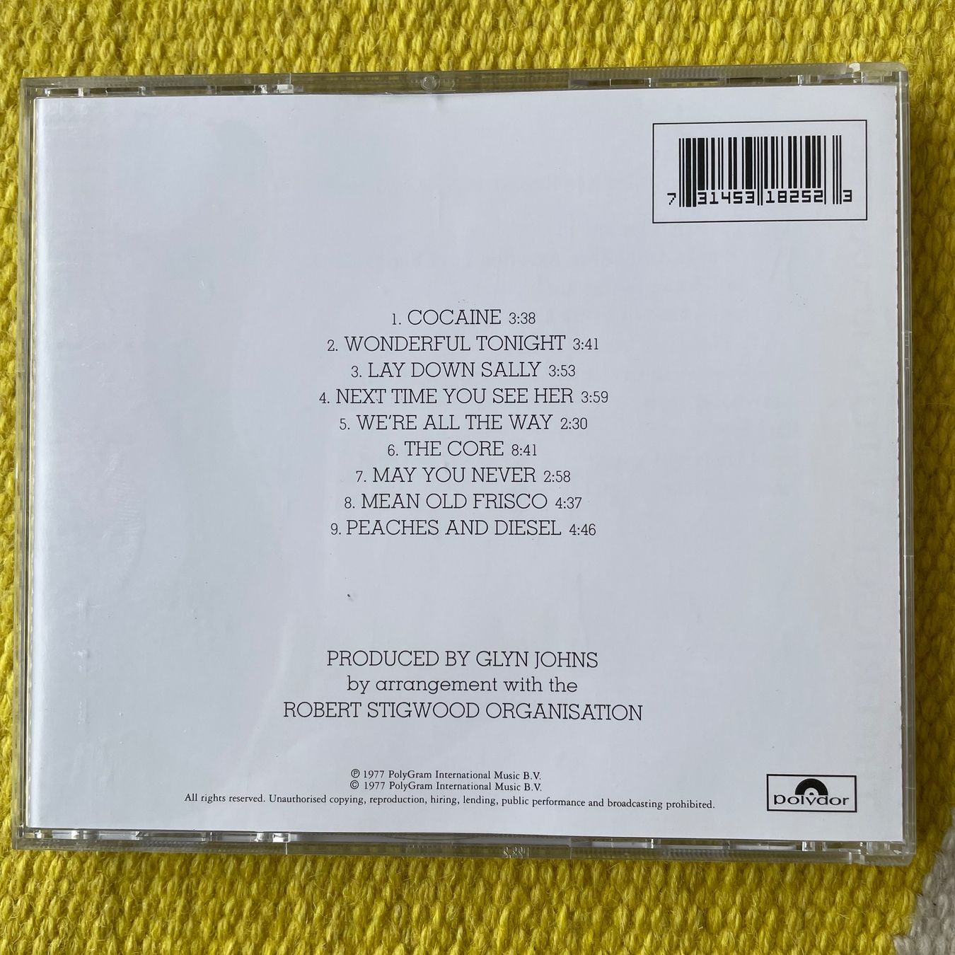 CDs: ERIC CLAPTON-SLOWHAND77 – Gebraucht aus Rorschacherberg von CD-Roli 1