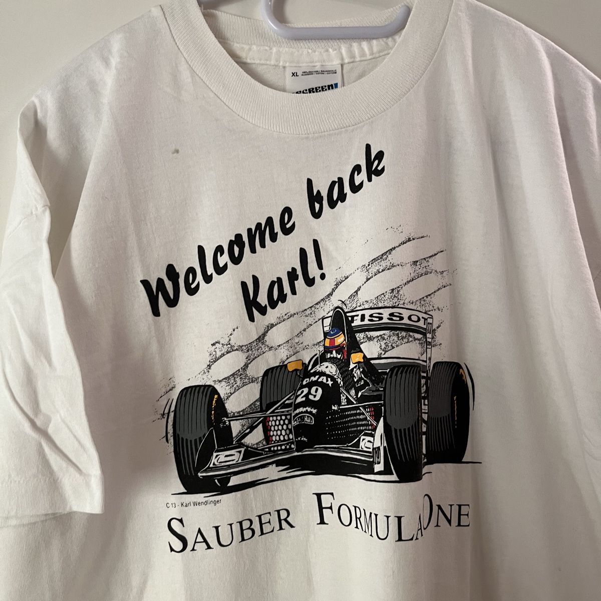 T-Shirts: Sauber Formula 1 Tee Vintage Welcome Back Karl – Gebraucht aus Winterthur von LaBodega 1