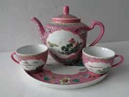 Mun Shou Porzellan Tee-Set China Vintage
