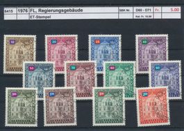 1976 Liechtenstein, Dienstmarken, ET - Stempel