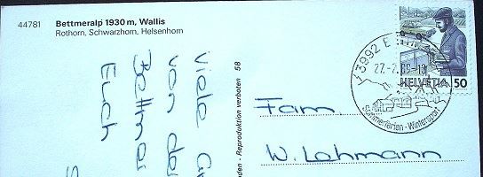 Cartes postales: BETTMERALP – D'occasion à Jona par philajona 1